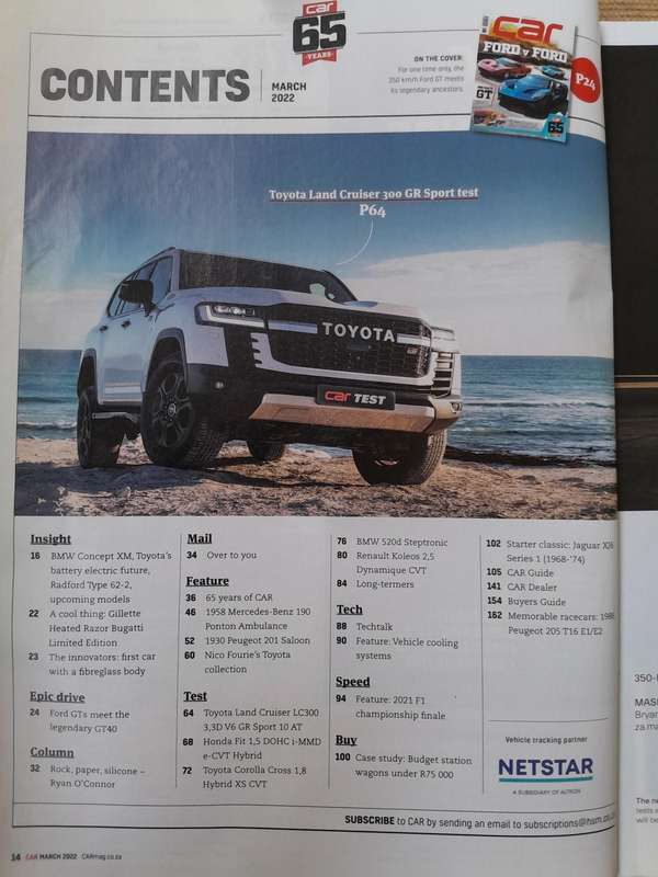 CAR MAGAZINE - March 2022 and May 2022.