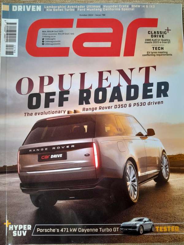 CAR MAGAZINE - October 2022, November 2022 and December 2022.