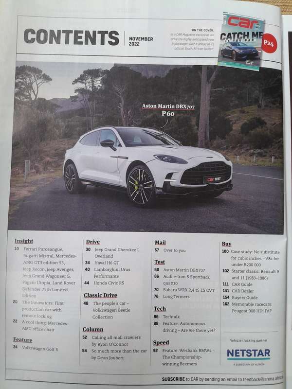 CAR MAGAZINE - October 2022, November 2022 and December 2022.