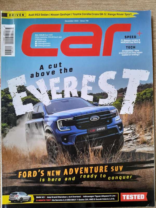 CAR MAGAZINE - October 2022, November 2022 and December 2022.