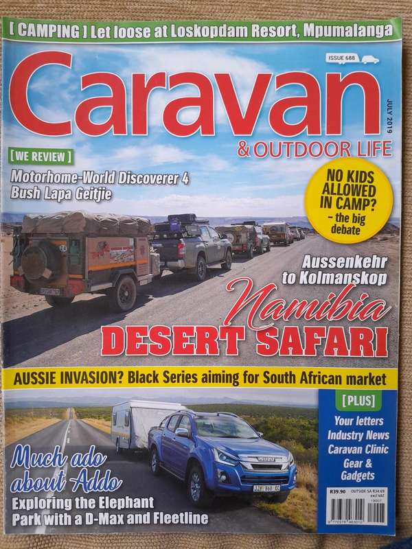 4 X 4 Leisure Wheels - April 2017 and Caravan & outdoor life - July 2019.