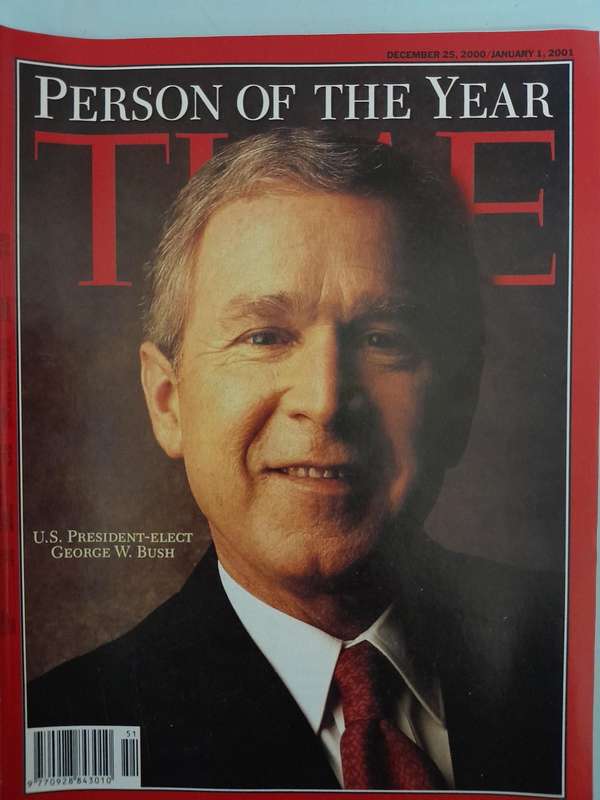 Time Magazine - December 27, 1999 and December 25, 2000.