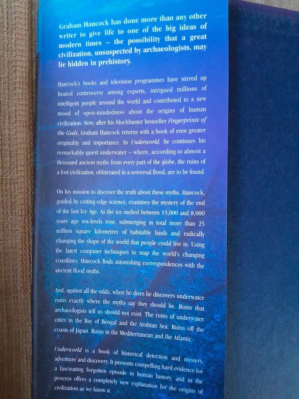 Underworld - Flooded Kingdoms of the Ice Age. - Graham Hancock. - 2002.