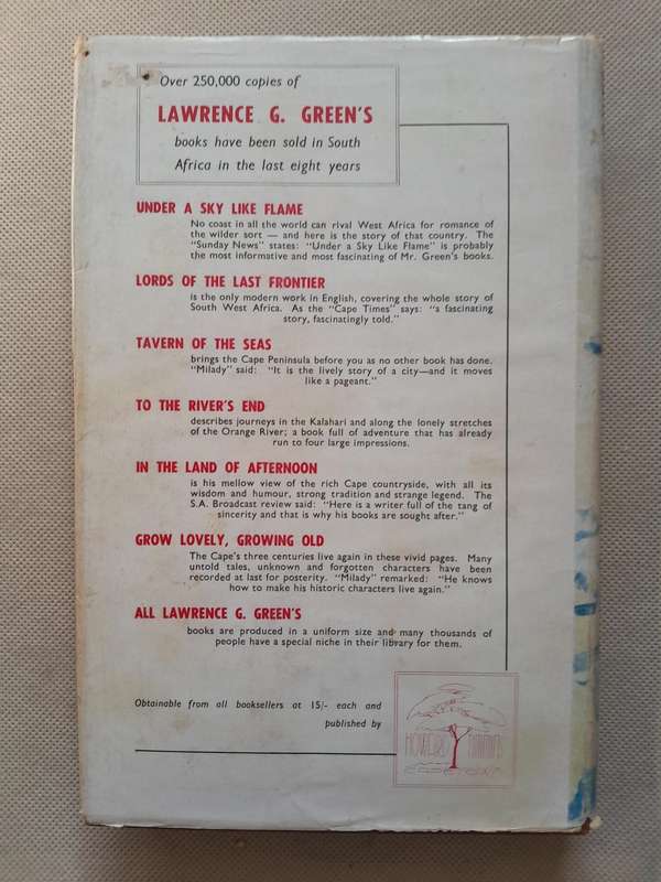 KAROO - LAWRENCE G GREEN - First Edition - 1955.