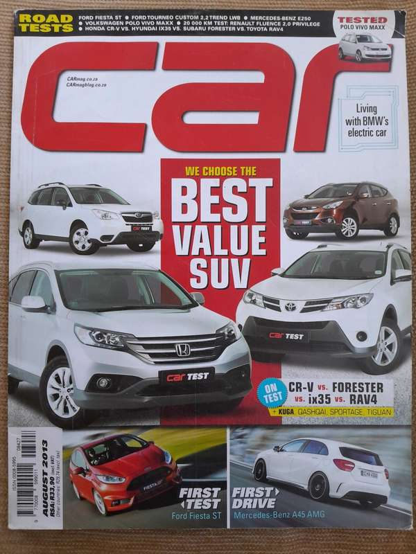 CAR MAGAZINE - August 2013.