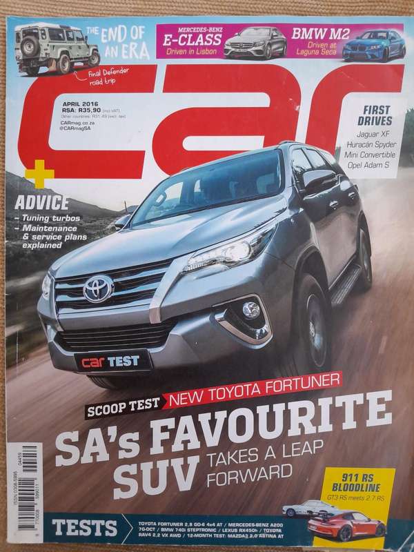 CAR MAGAZINE - April 2016.