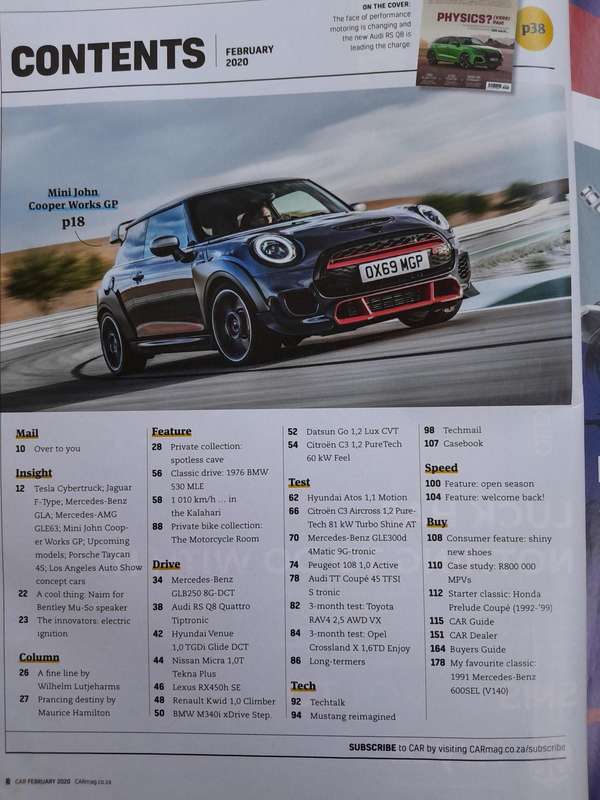 CAR MAGAZINE - February 2020.