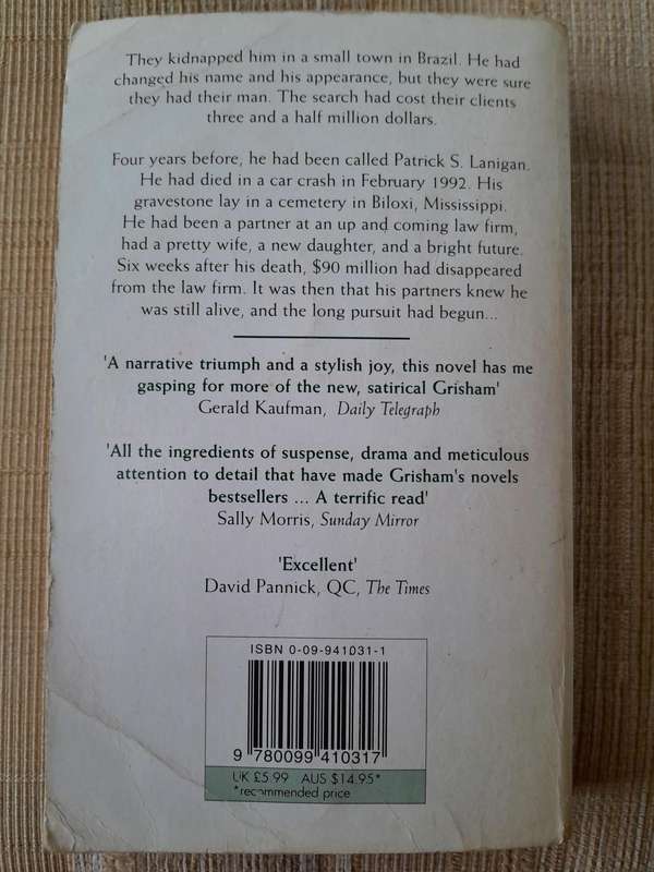 The Partner - John Grisham.