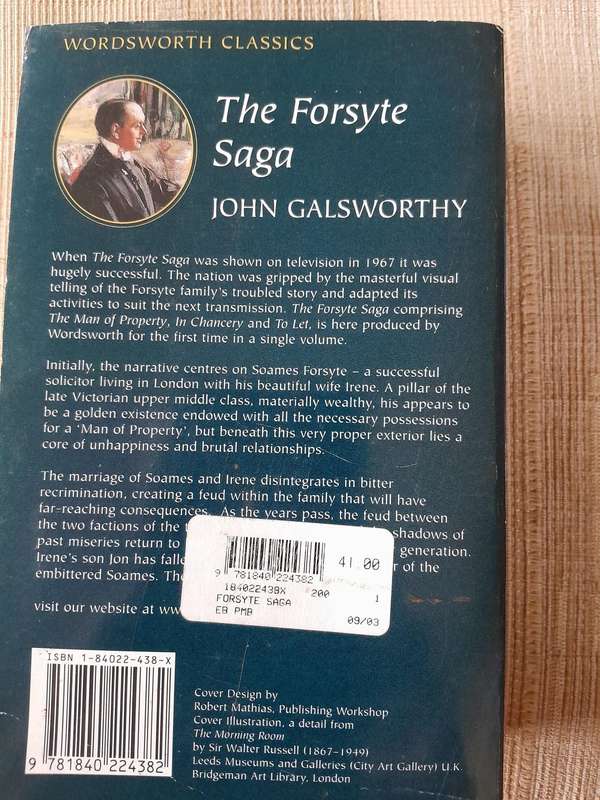 The Forsyte Saga - John Galsworthy.