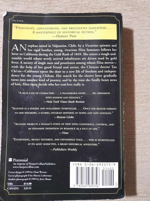 Daugter of Fortune - Isabel Allende.