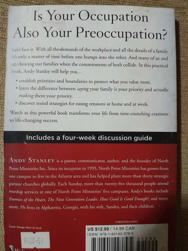 When Family & Work Collide - Andy Stanley.