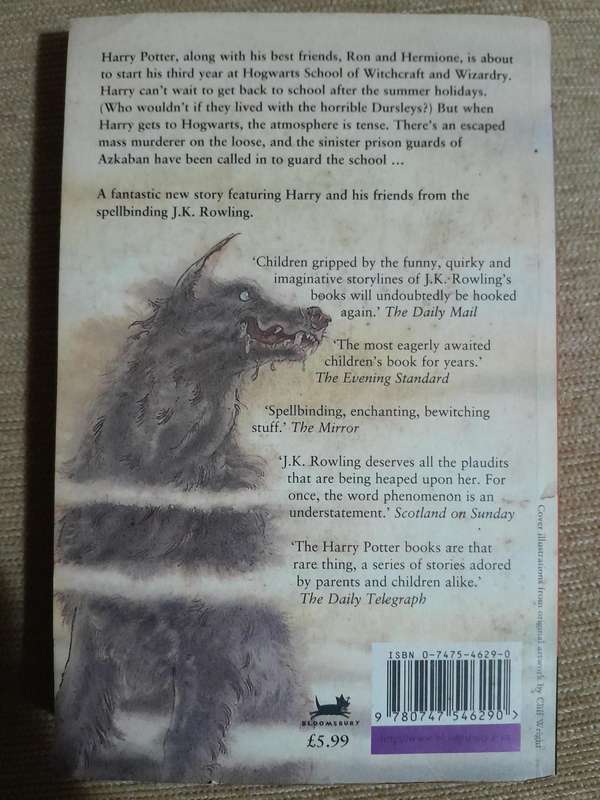 Harry Potter and the Prisoner of Azkaban - J.K. ROWLING.