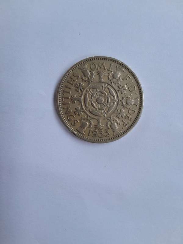 1955 2 Shillings - Elizabeth II