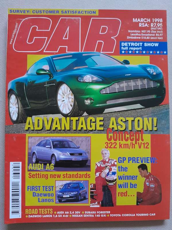 CAR MAGAZINE - March 1998.