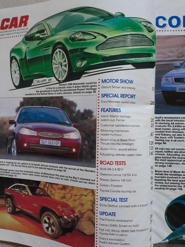 CAR MAGAZINE - March 1998.