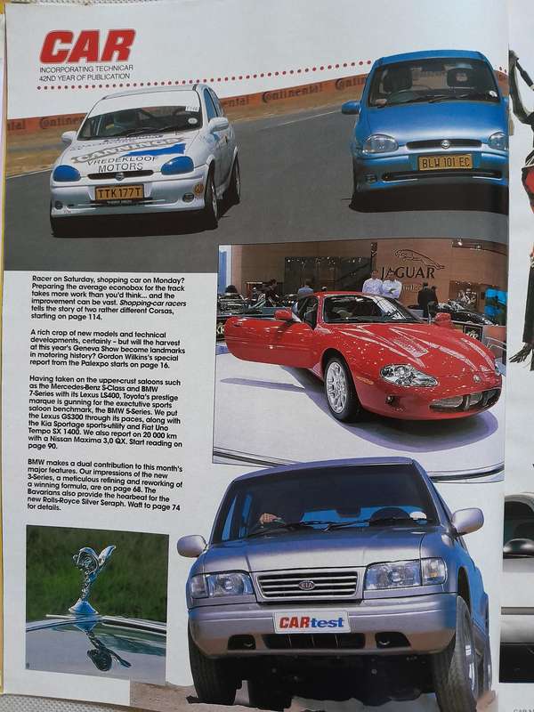 CAR MAGAZINE - May 1998.