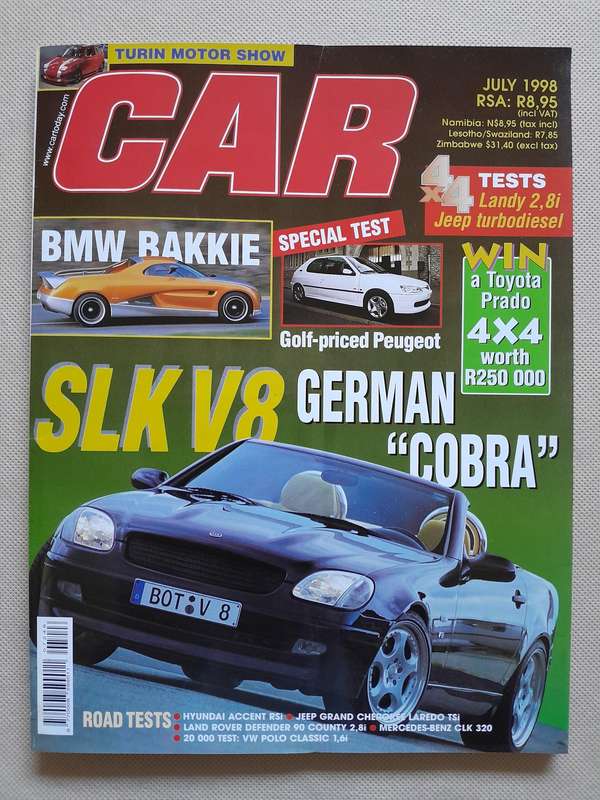CAR MAGAZINE - July 1998.