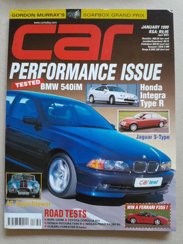 CAR MAGAZINE - January 1999.