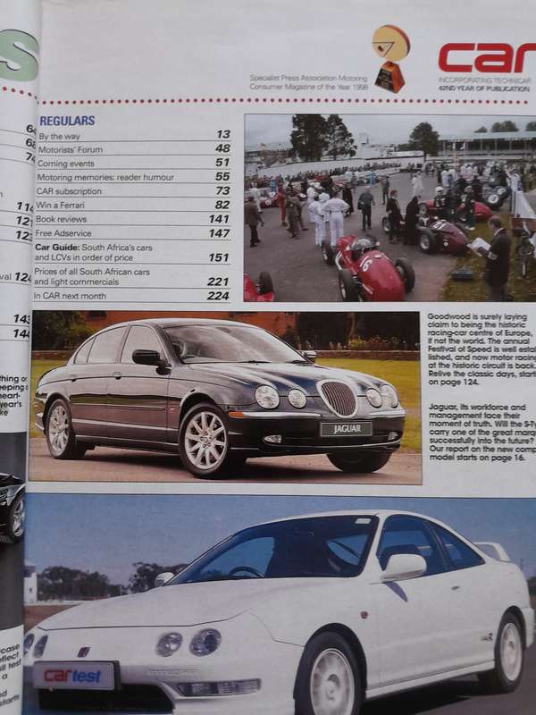 CAR MAGAZINE - January 1999.