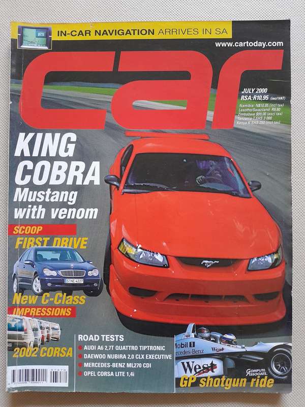 CAR MAGAZINE - July 2000.