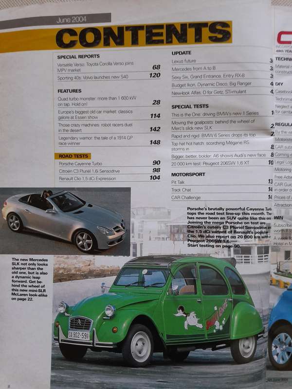 CAR MAGAZINE - June 2004.