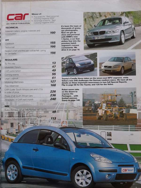 CAR MAGAZINE - June 2004.
