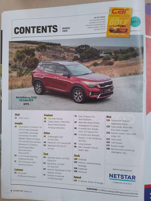 CAR MAGAZINE - March 2020.