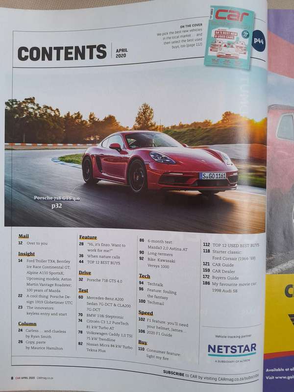 CAR MAGAZINE - April 2020.