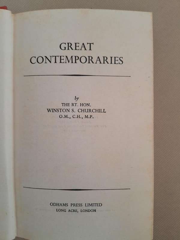 Great Contemporaries - Winston S. Churchill