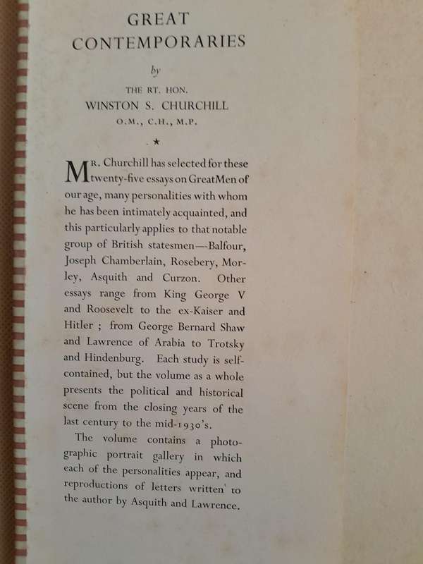 Great Contemporaries - Winston S. Churchill