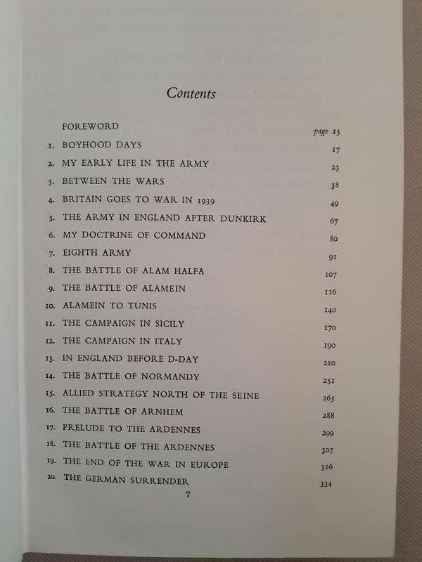 The Memoirs of Field-Marshall Montgomery.