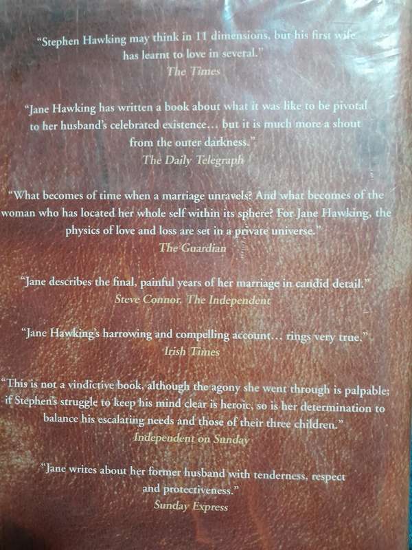 Travelling to Infinity, My Life with Stephen - Jane Hawking - 2007.