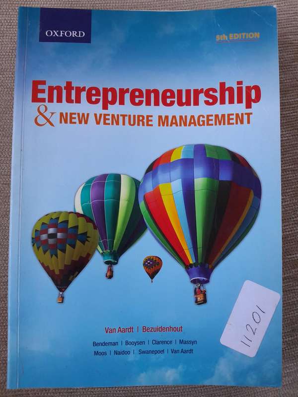 Entrepreneurship & New Venture Management - 5th Edition - OXFORD UNUVERSITY PRESS.