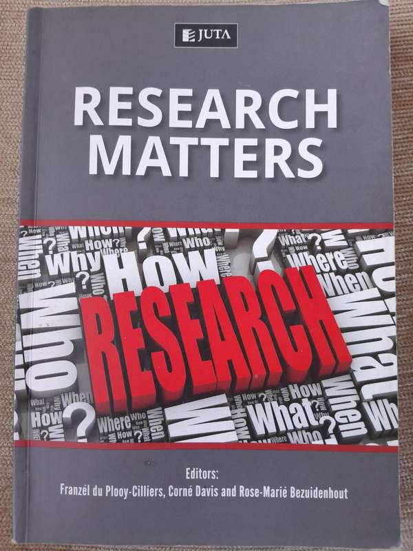 RESEARCH MATTERS - JUTA
