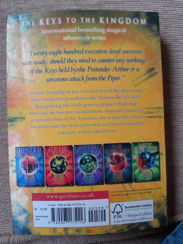 Superior Saturday - Garth Nix.