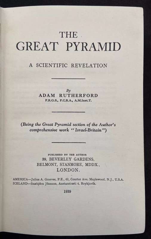THE GREAT PYRAMID - ADAM RUTHERFORD.