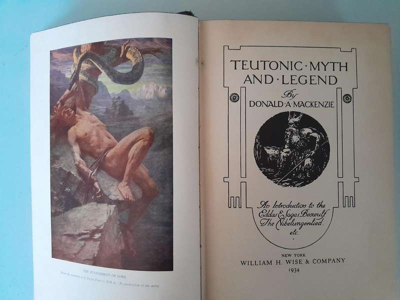 TEUTONIC MYTH AND LEGEND. - By Donald A Mackenzie - 1934