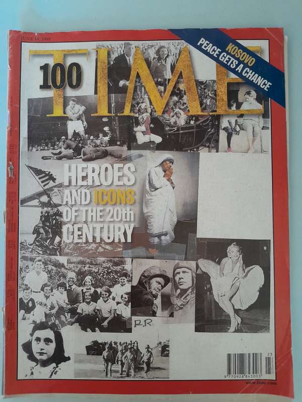 Time Magazine 100 Heroes and Icons of the 20th Century - June 14th 1999
