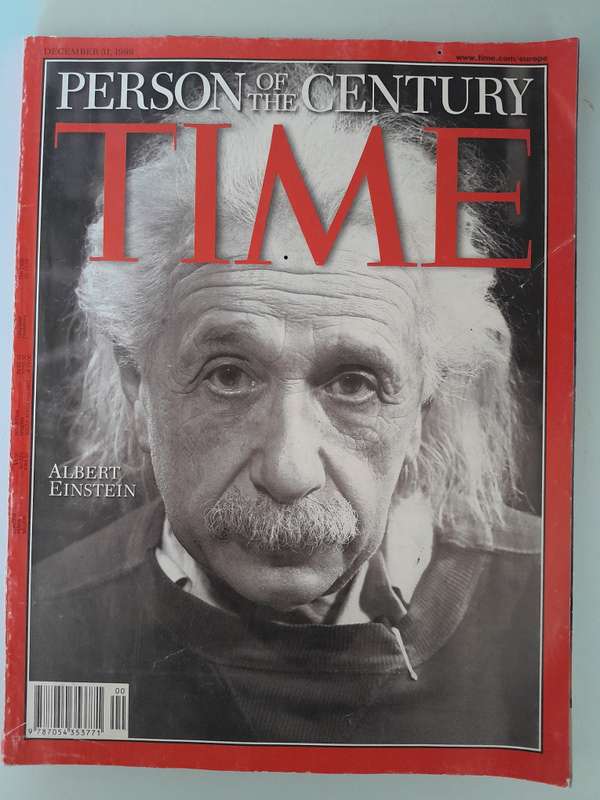 Time Magazine Person of the Century - Albert Einstein - December 31 1999