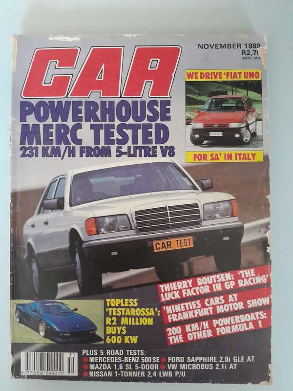 CAR Magazines - August 1989 and November 1989