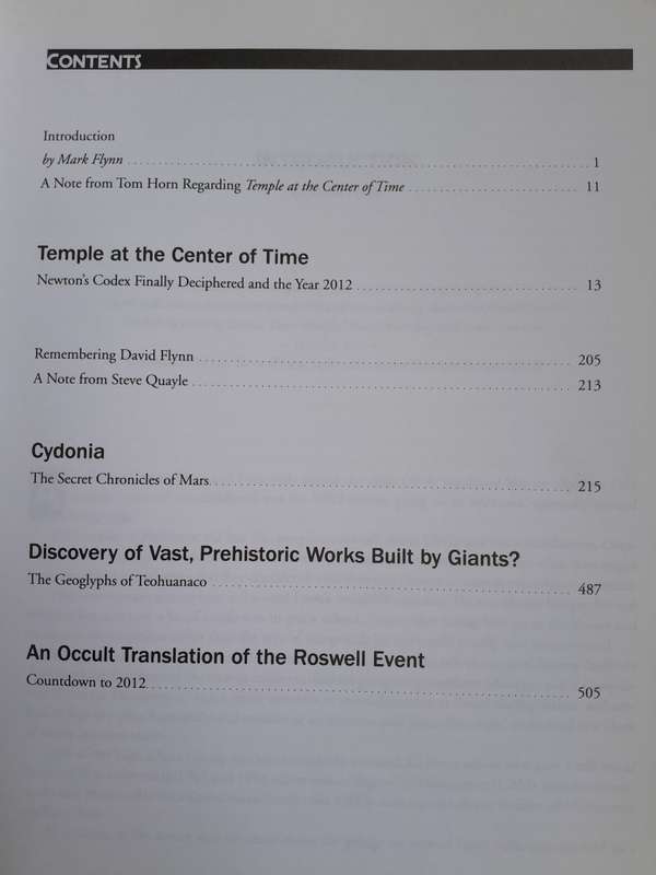 The David Flynn Collection - Temple at the centre of time and Cydonia: The secret chronicles of Mars