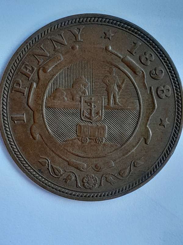 ZAR 1 PENNY 1898