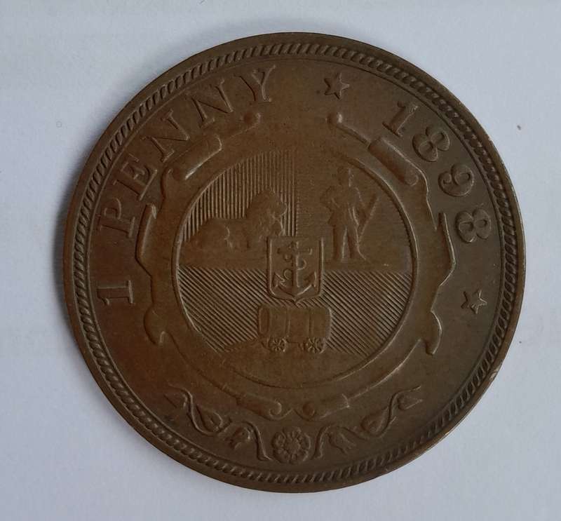 ZAR 1 PENNY 1898