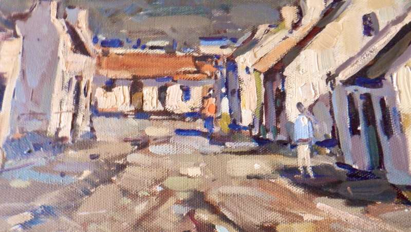 Wessel Marais - very large oil painting - 51 cm x 76 cm