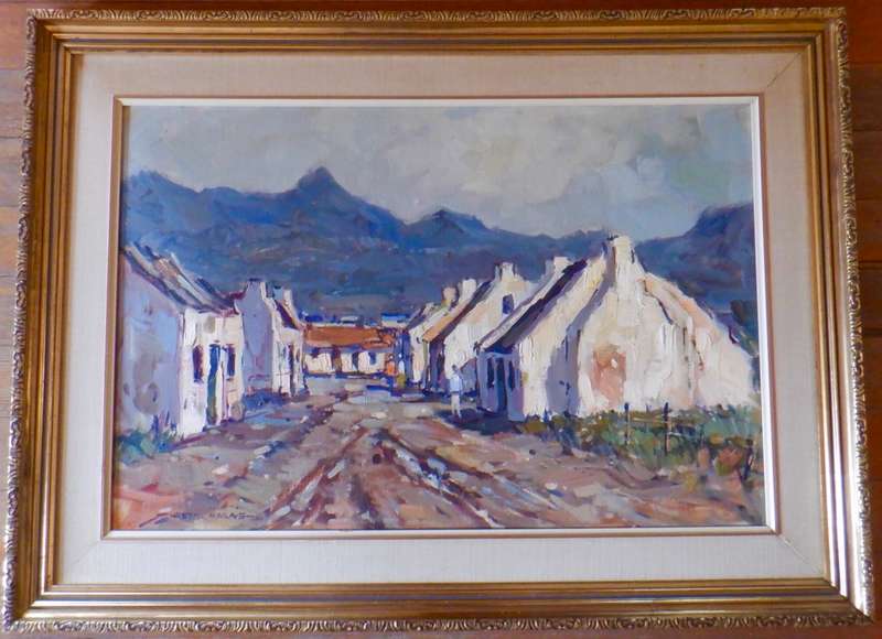 Wessel Marais - very large oil painting - 51 cm x 76 cm