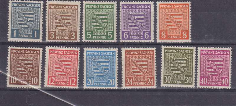GERMANY WW2 1945 - SOVIET OCCUPATION OF SAXONY MLH
