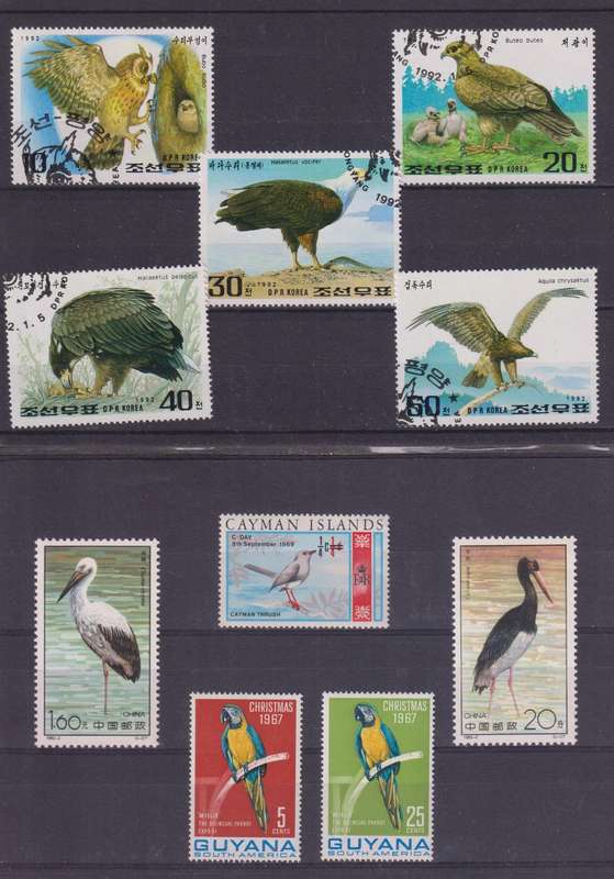 R12 SALE - COLLECTION OF THEMATIC STAMPS - BIRDS