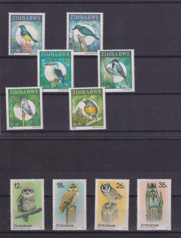 R15 SALE - COLLECTION OF ZIMBABWE STAMPS MNH
