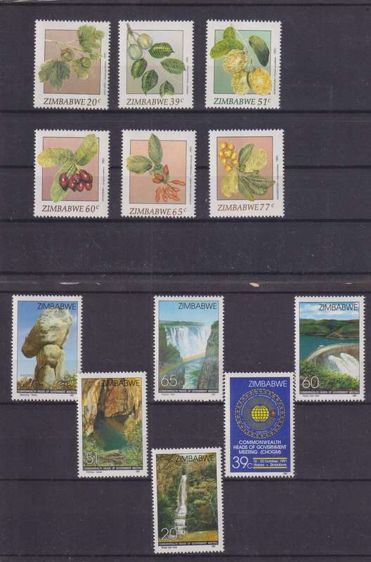 R12 SALE - COLLECTION OF ZIMBABWE STAMPS MNH