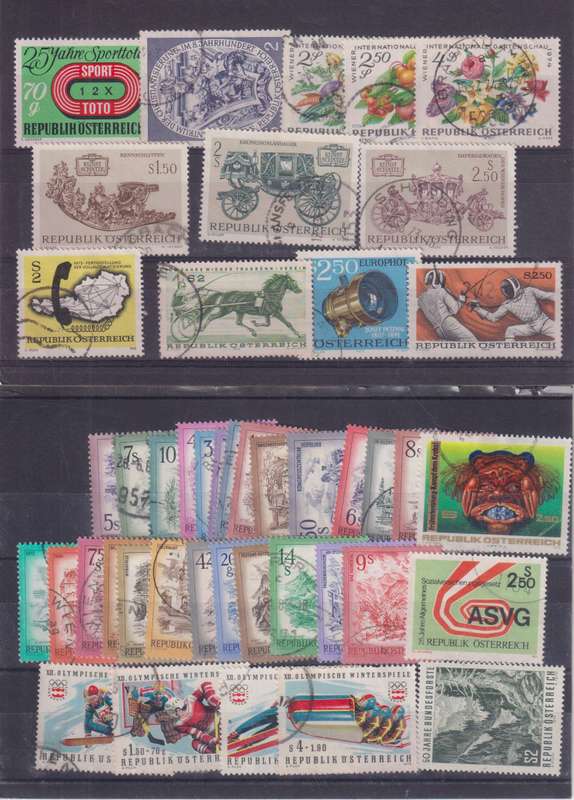 R12 SALE - COLLECTION OF AUSTRIAN STAMPS